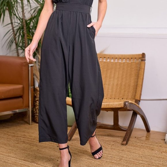 new ON BLUE slenderizing jumpsuit romper pants SM-LG boho western slimming "SALE - Picture 3 of 10